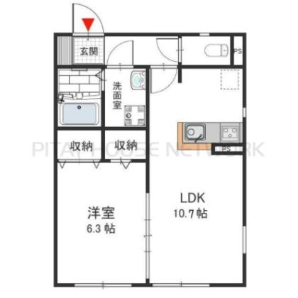  間取り図写真