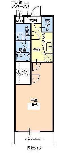 フジパレス立花ノース（202） 間取り図画像
