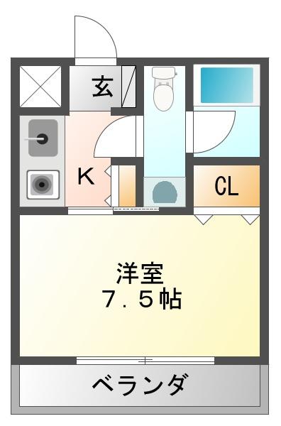 O・Jフィールド（306） 間取り図画像