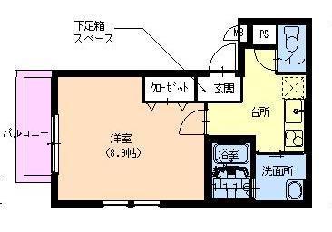 フジパレス立花ＷＥＳＴ（303） 間取り図画像