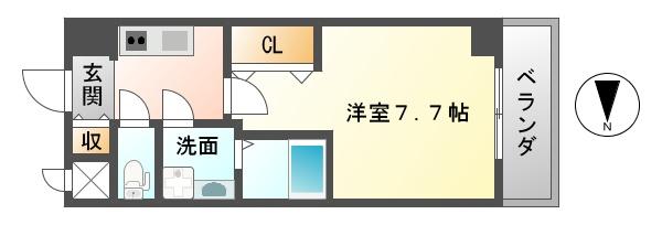 シエテ立花駅前（403） 間取り図画像