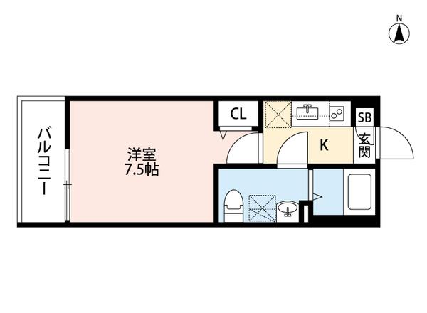 ShowDo 園田（302） 間取り図画像