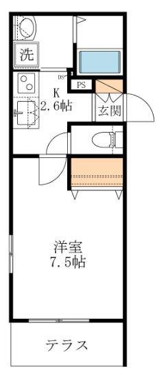 フェリーチェディモーラ（101） 間取り図画像