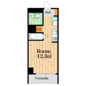 ＣＯＺＹ園田（203） 間取り図画像