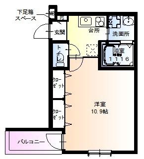 フジパレス立花駅東Ⅰ番館（103） 間取り図画像