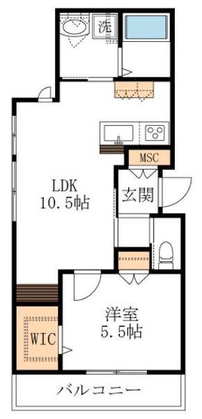 ディヴェルティ武庫之荘（303） 間取り図画像