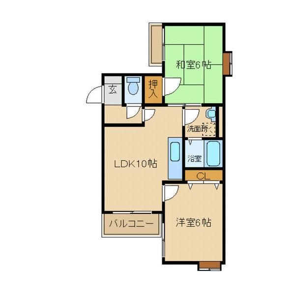 パークサイドコート（202） 間取り図画像