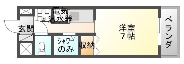 サリュー塚口（211） 間取り図画像