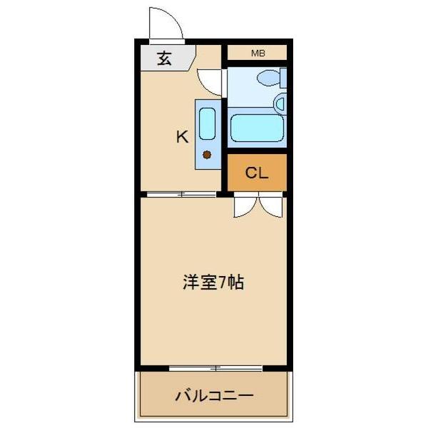 カサクレモナ東館（205） 間取り図画像