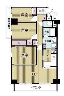フォレステージュ武庫之荘（811） 間取り図画像
