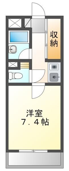 ハビタビリスⅡ（302） 間取り図画像