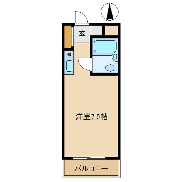 メゾン・ド・エル（406） 間取り図画像