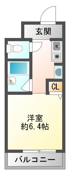 第６カシノハイツ（310） 間取り図画像