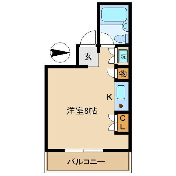 ウィンベル・ソロ立花（507） 間取り図画像
