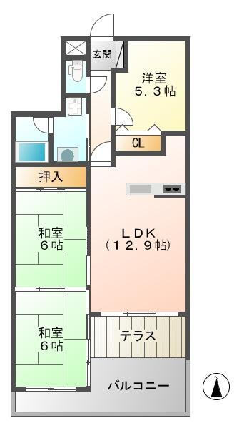  間取り図写真