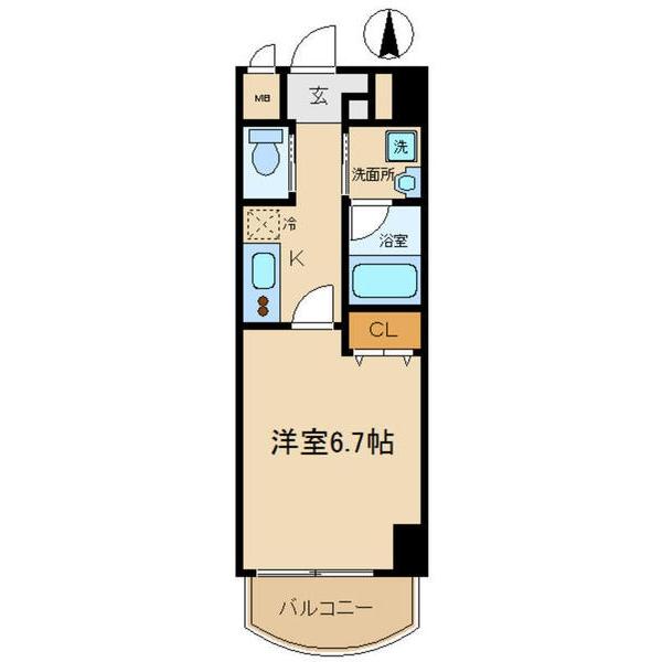 リエス尼崎東（602） 間取り図画像