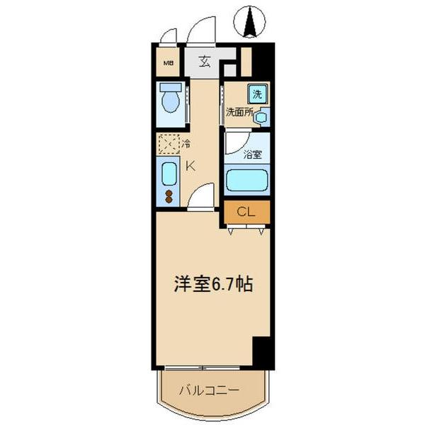 リエス尼崎東（702） 間取り図画像