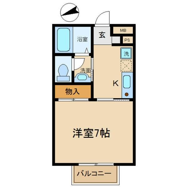 メゾンＣＯＣＯ（101） 間取り図画像