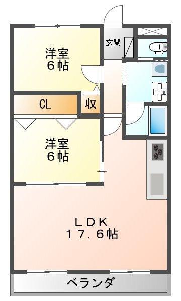 カサフィオーレ樋口（302） 間取り図画像