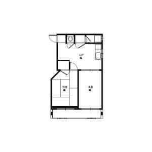 東難波佐野マンション（302） 間取り図画像