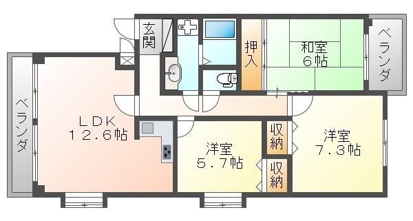  間取り図写真