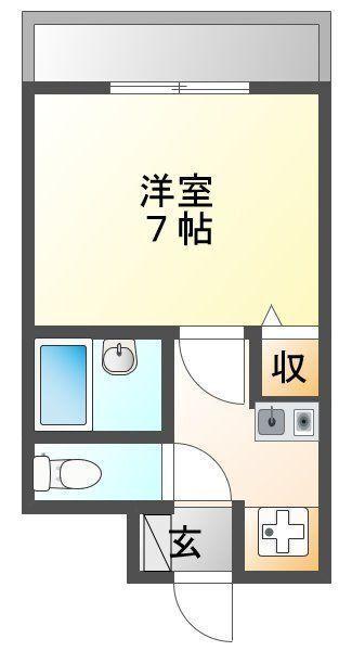 サウザンド塚口（407） 間取り図画像