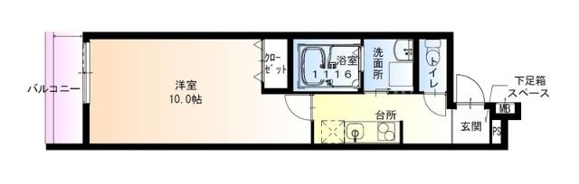 フジパレス尼崎立花Ⅰ番館（302） 間取り図画像