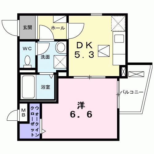 フォーチュンパークⅢ（102） 間取り図画像