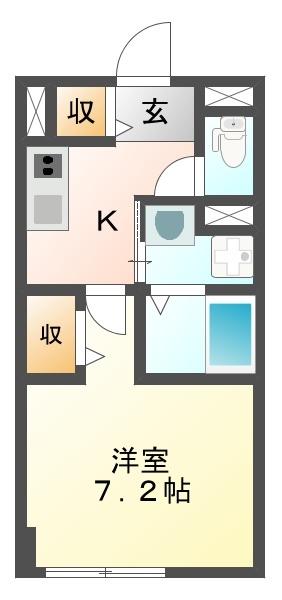 第一不二マンション（201） 間取り図画像