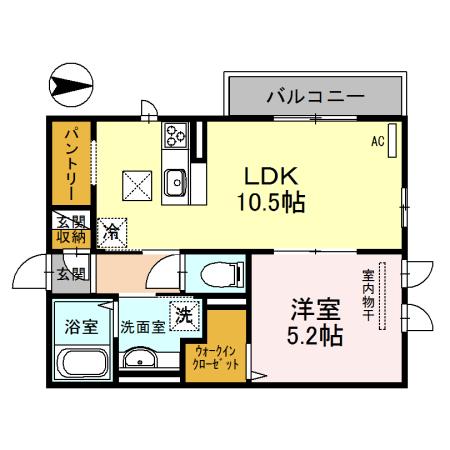 ボヌール・メゾン（101） 間取り図画像