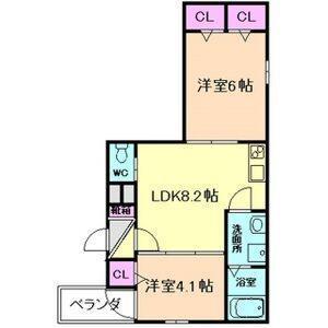 ブラン立花（302） 間取り図画像