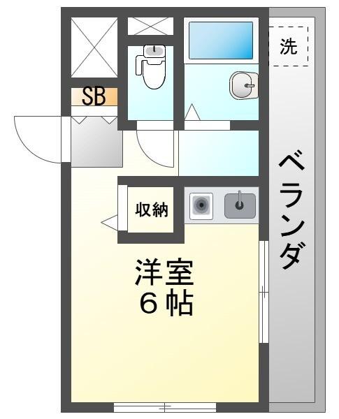 サンコスモ塚口（207） 間取り図画像