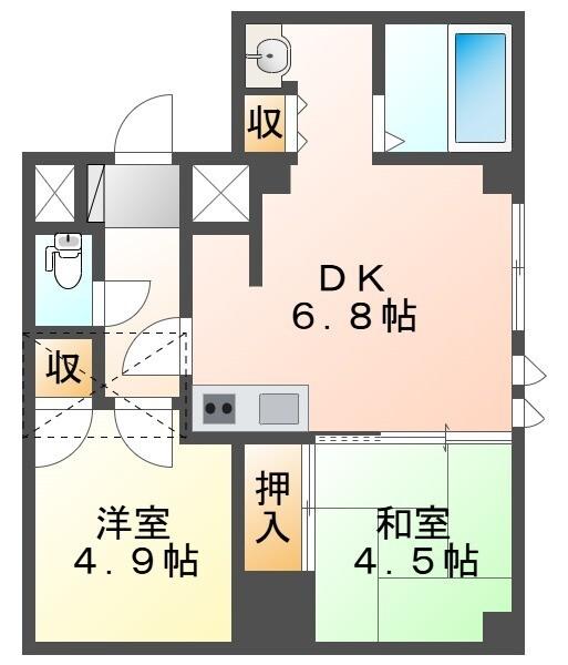  間取り図写真
