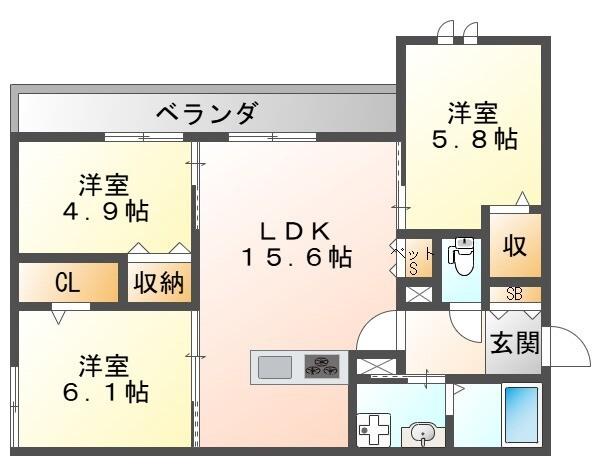  間取り図写真