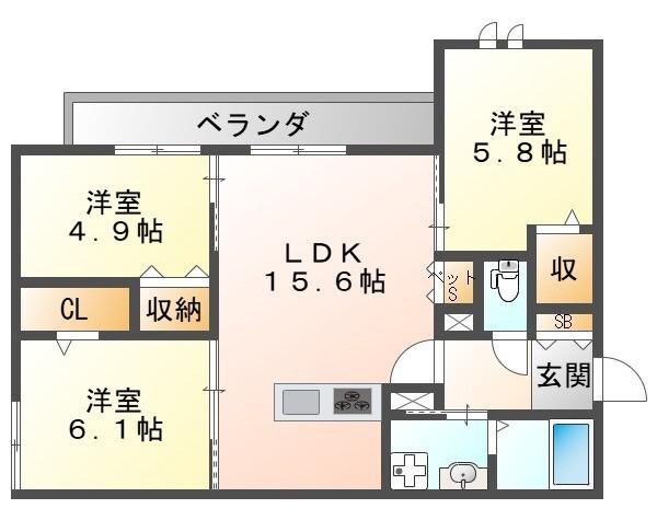  間取り図写真