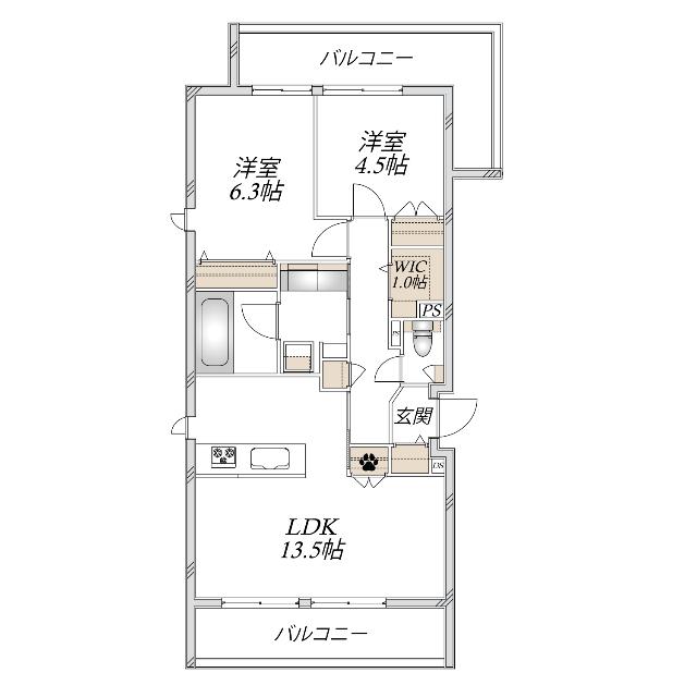  間取り図写真