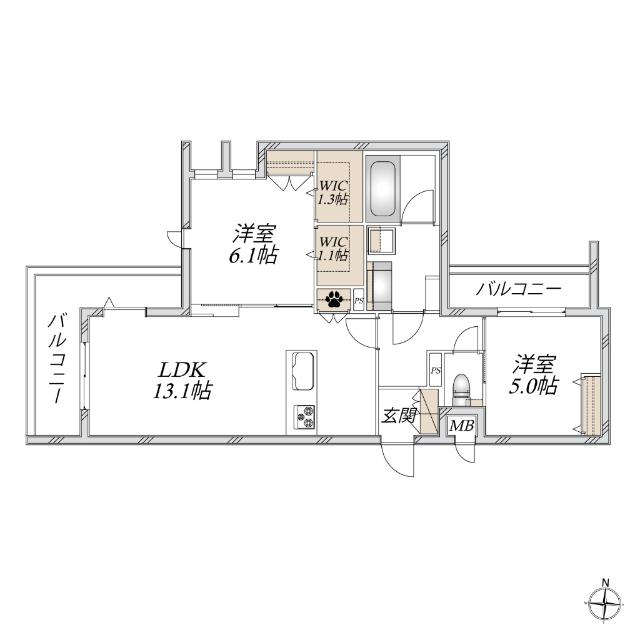  間取り図写真