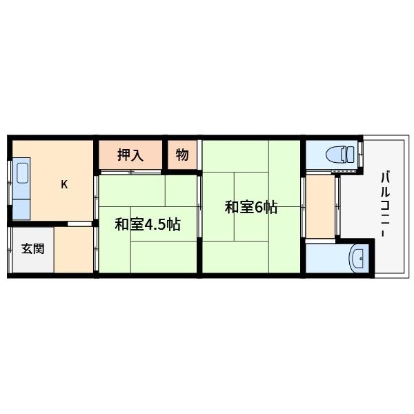 橋本文化（103） 間取り図画像