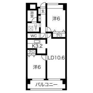 プランドールYAHEI（303） 間取り図画像