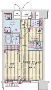 プレリス尼崎レーネヴィア（1304） 間取り図画像