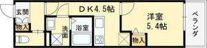 クレアール塚口Ⅰ（101） 間取り図画像