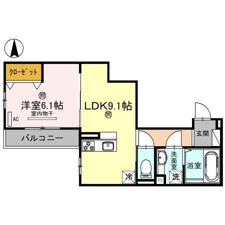 ソーリス・ルクス（303） 間取り図画像