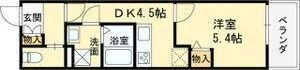 クレアール塚口Ⅰ（201） 間取り図画像