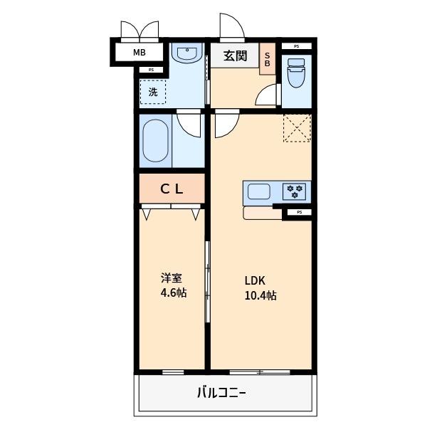 シトラス武庫之荘（102） 間取り図画像