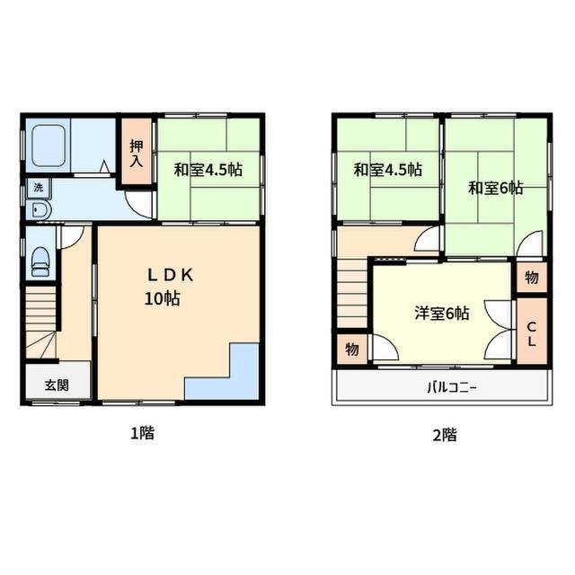 高田町8‐17貸家（1） 間取り図画像