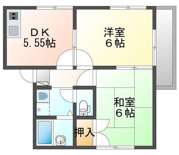 エトワールハイム立花（102） 間取り図画像