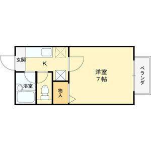 サマックスボヌール（102） 間取り図画像