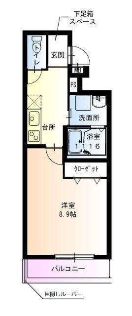 フジパレス神田南通Ⅰ番館（103） 間取り図画像