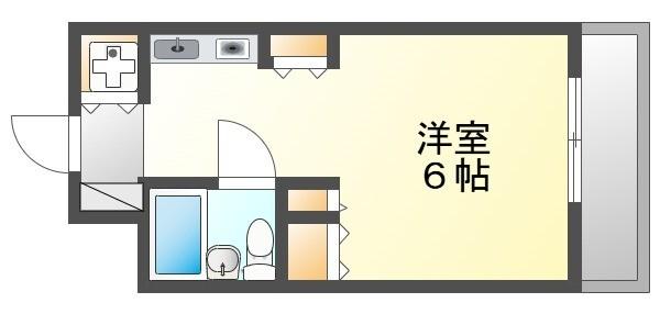 パシフィック南武庫之荘（307） 間取り図画像