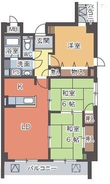 ヒロネン塚口（201） 間取り図画像